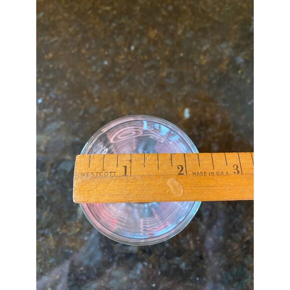 Pink and Red 5" Swirl Juice Glasses, Valentines Day, (Qty. 4) - Picture 5 of 7